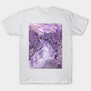 Purple Forest Stream T-Shirt